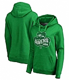 Women Baltimore Ravens Pro Line by Fanatics Branded St. Patrick's Day Paddy's Pride Pullover Hoodie Kelly Green FengYun,baseball caps,new era cap wholesale,wholesale hats
